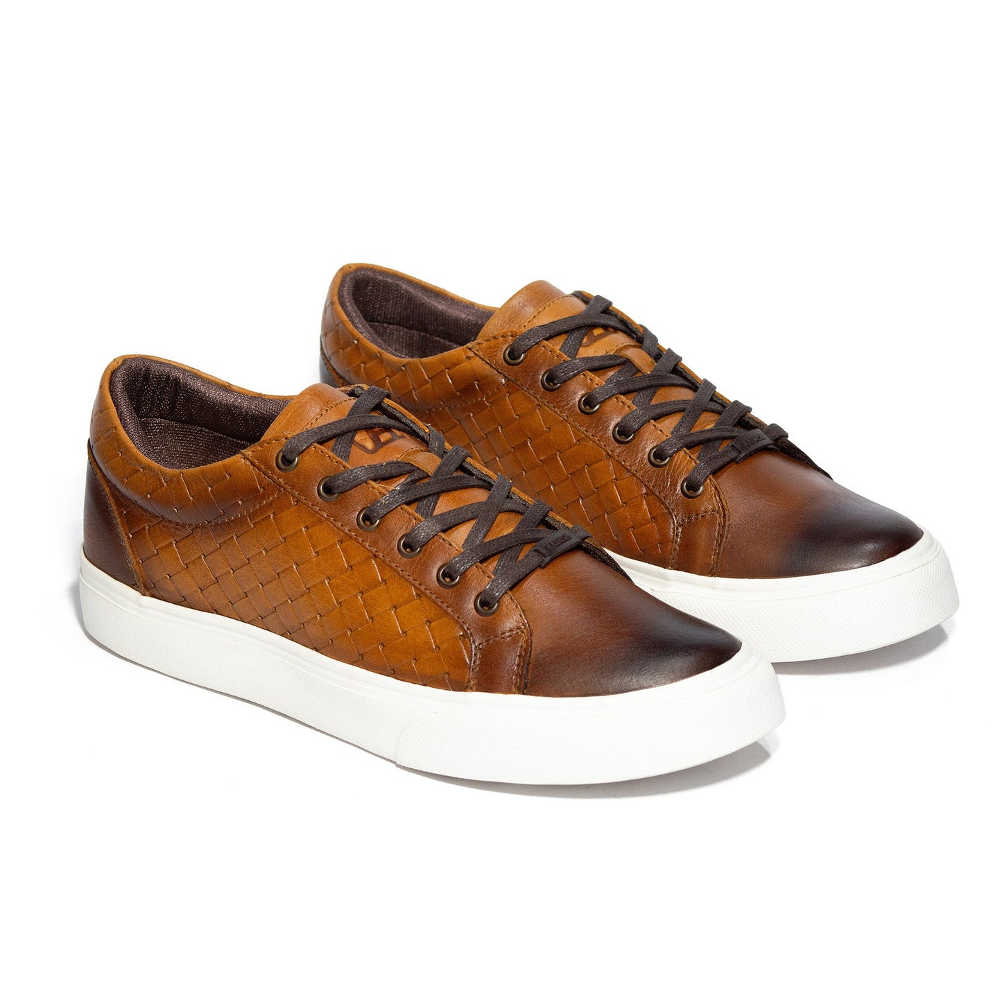 TENIS ORIGEN CUERO GRABADO MIEL- ENVÍO GRATIS