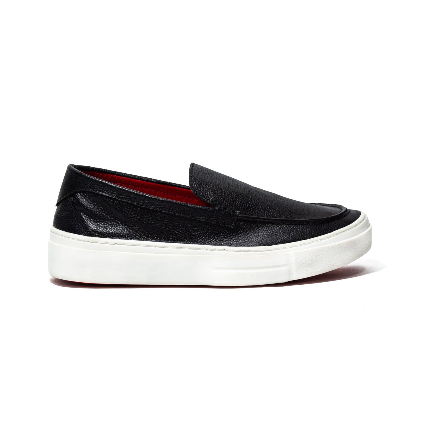 TENIS BERLÍN CUERO NEGRO -ENVÍO GRATIS
