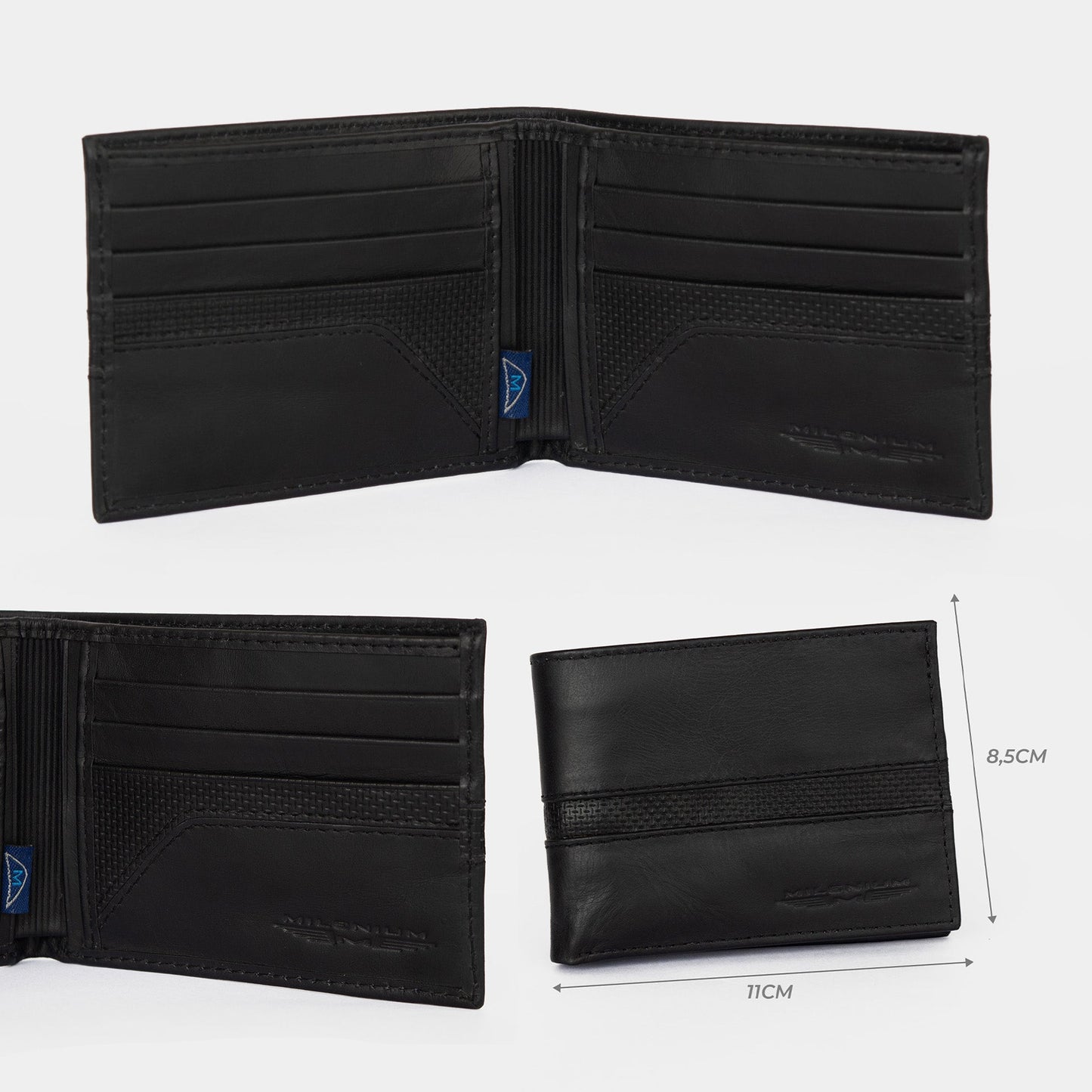 KIT SIGNATURE CABERNET CUERO NEGRO + BILLETERA / ENVÍO GRATIS