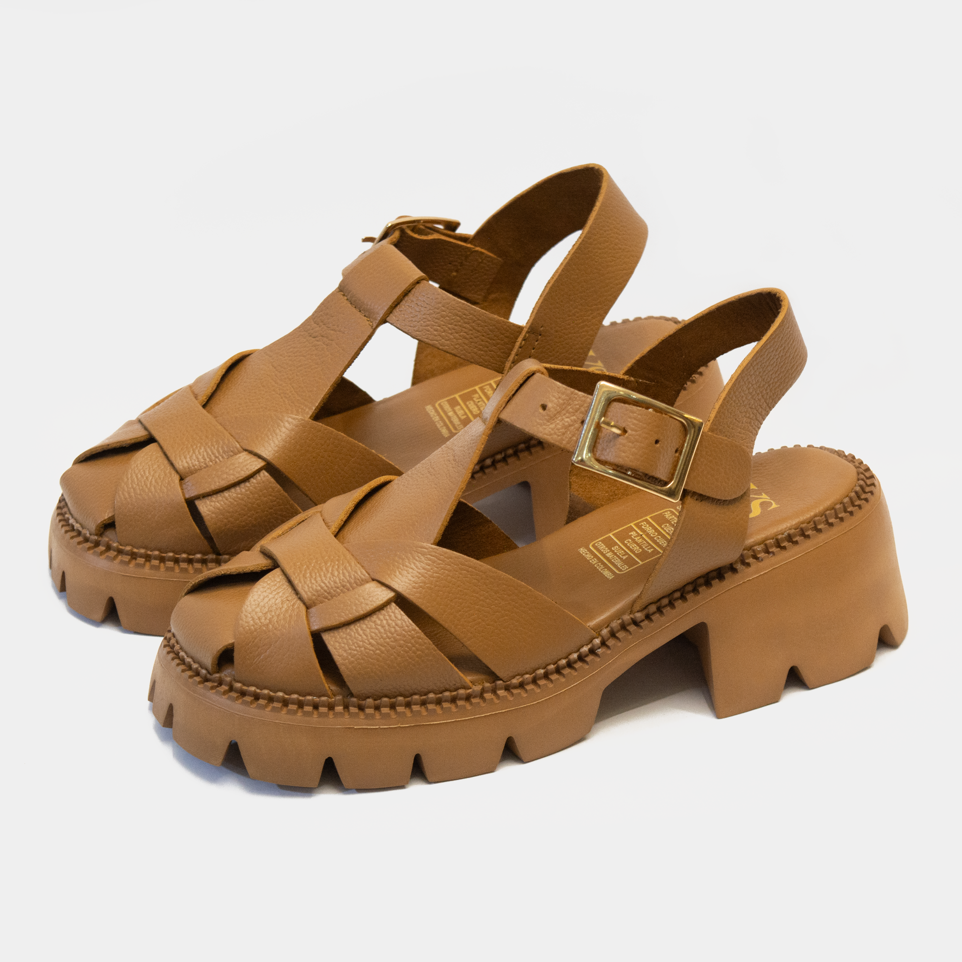 MALVA MIEL 100% CUERO