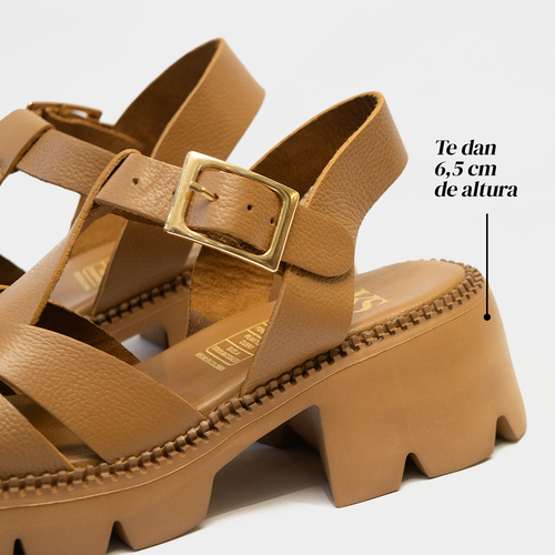 MALVA MIEL 100% CUERO