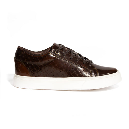 TENIS CUERO CANNES SHAROL CAFÉ - EDICIÓN LIMITADA