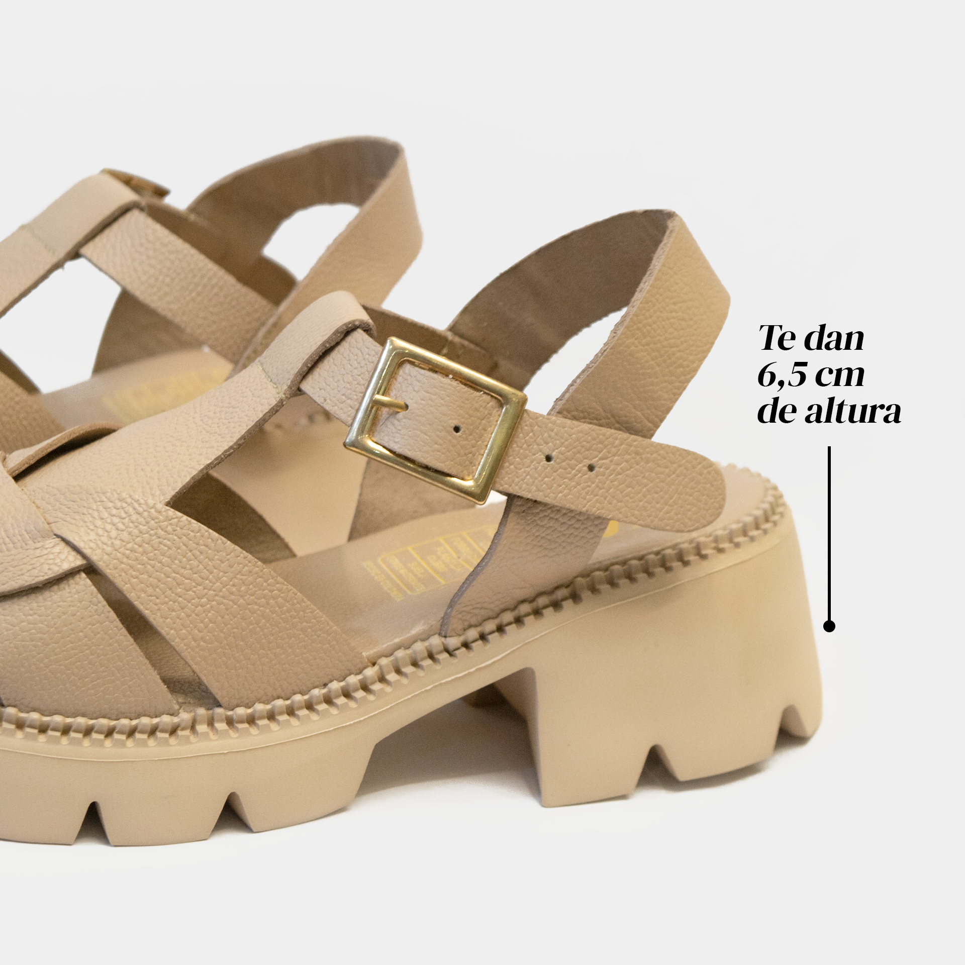 MALVA NUDE 100% CUERO