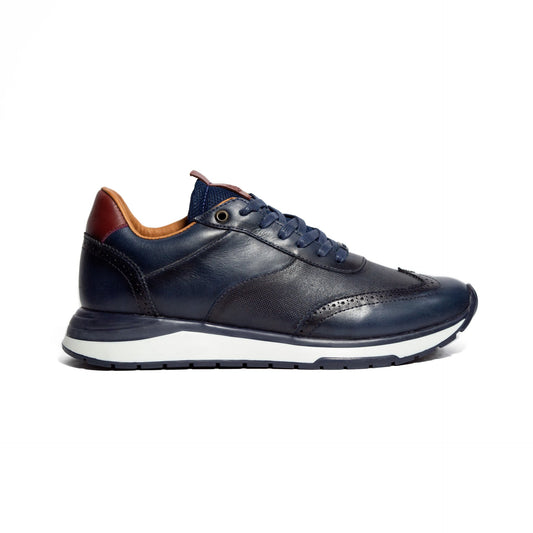 TENIS PORTO CUERO AZUL- ENVÍO GRATIS